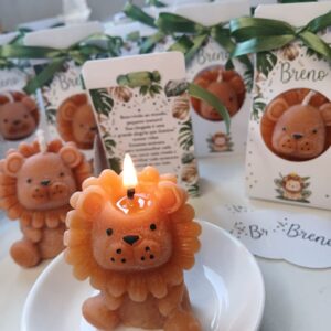 10 unidades Lembrancinha Leãozinho baby